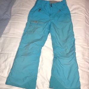 North face blue girls medium 10/12 snow ski pants